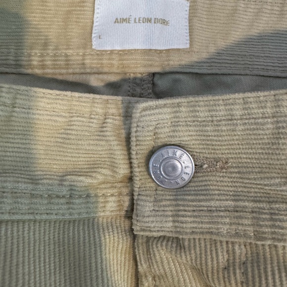 Aime Leon Dore Carpenter Pants in Cream Micro Cord Sz Large - Picture 6 of 8